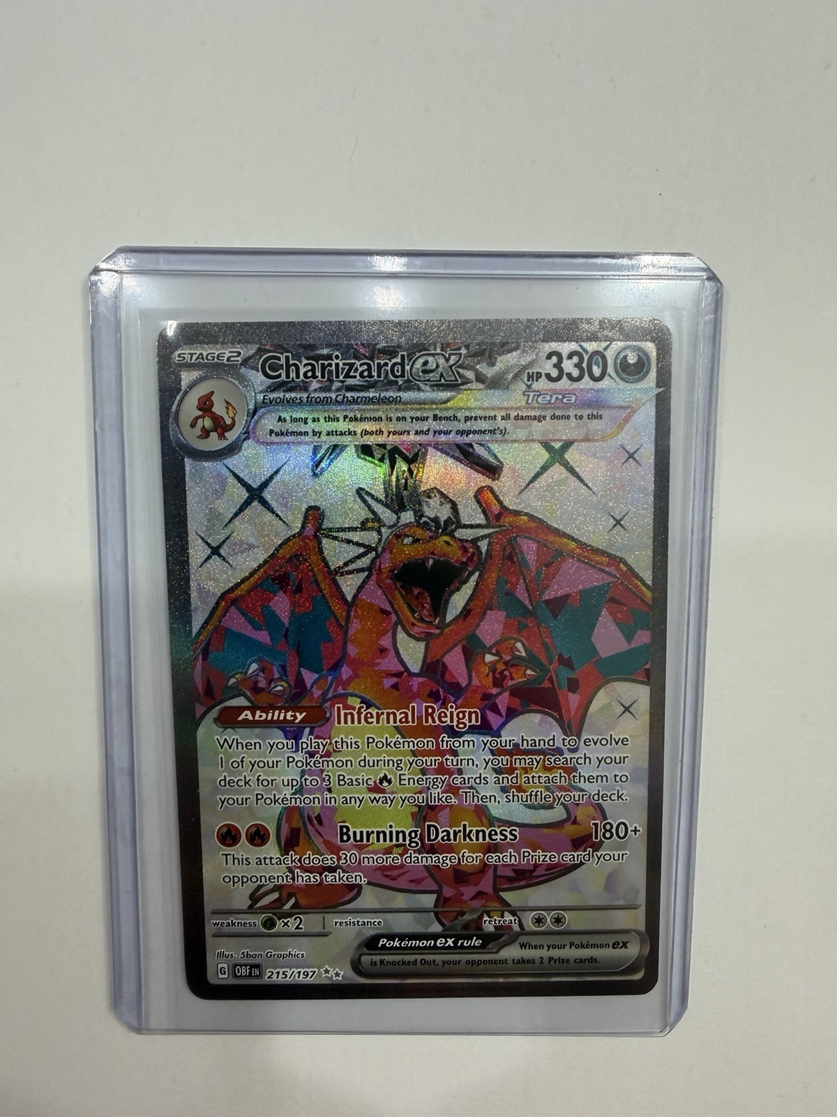 Charizard EX 215/197 Obsidian Flames