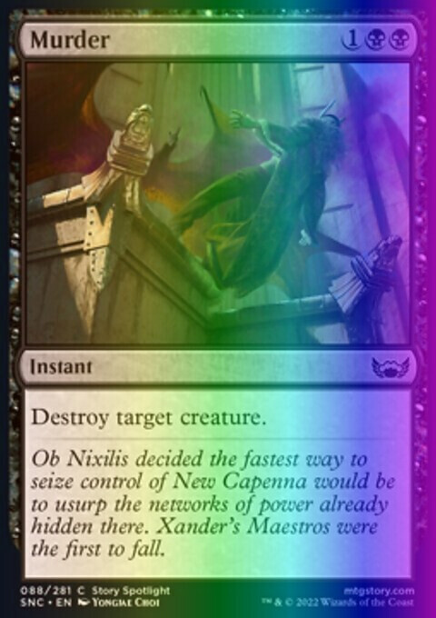 MTG Magic the Gathering Murder (88/547) Streets of New Capenna LP FOIL