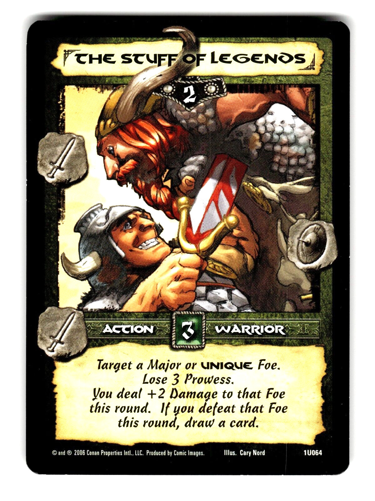 2006 Comic Images Conan game trading card The Stuff of Legends #1U064