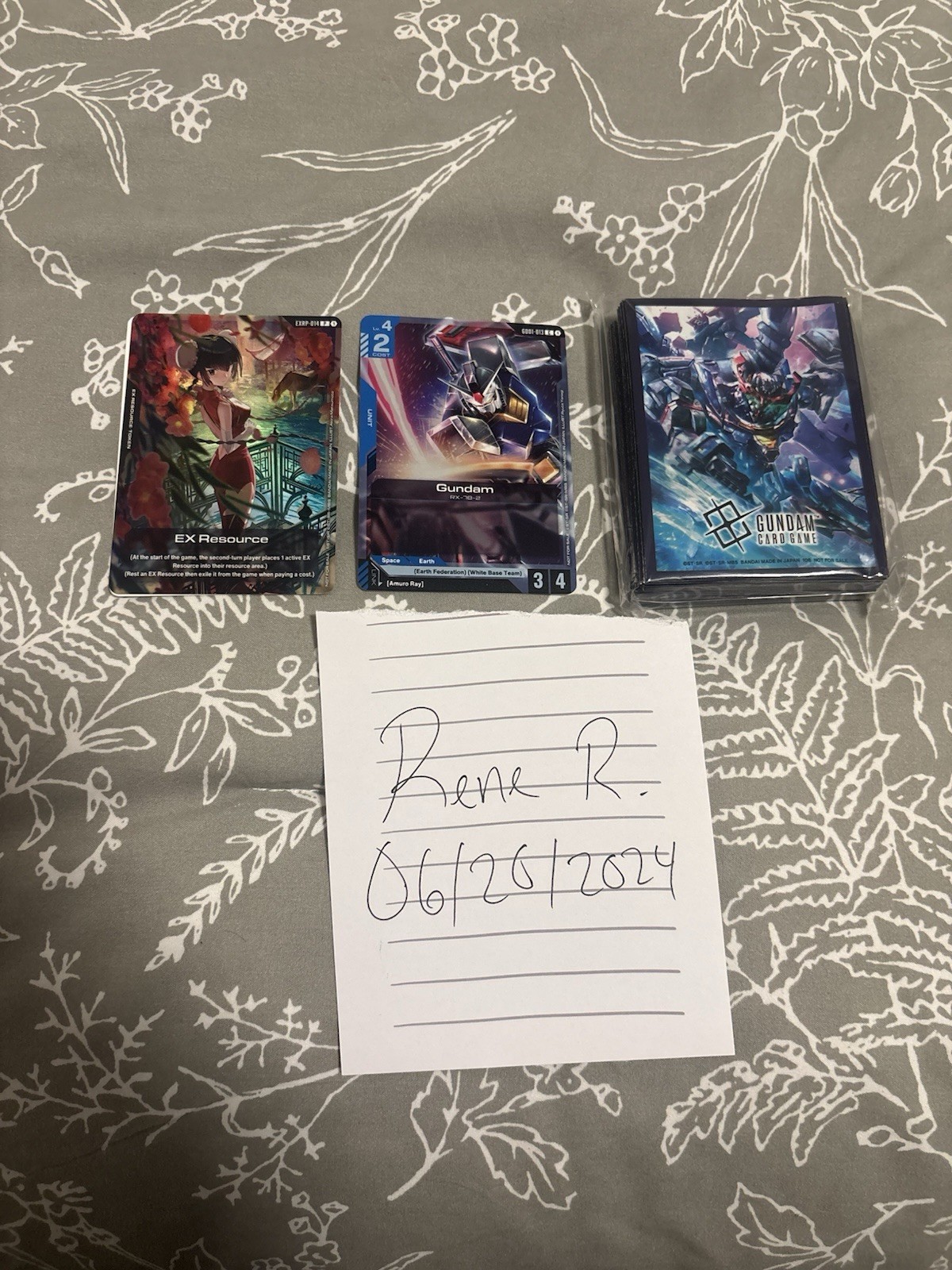 REGIONALS CARD SLEEVES AND PROMO CARD AND EX RESOURCE CARD