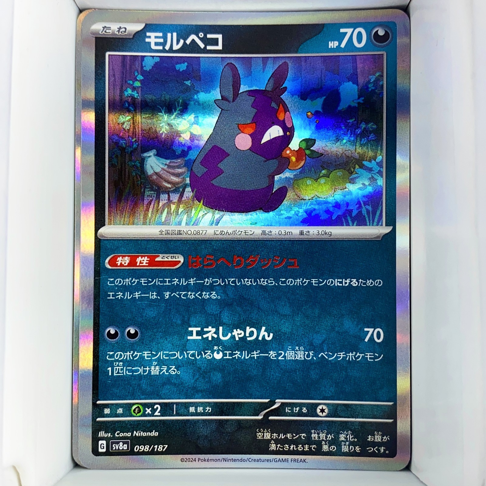 Morpeko 098/187 Rare Holo Japanese Terastal Fest ex