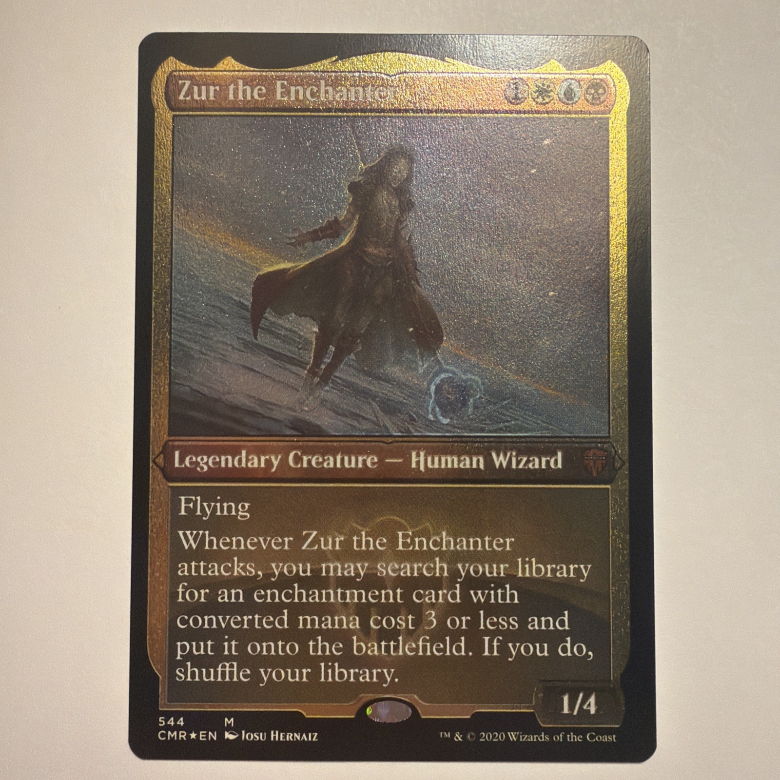Zur the Enchanter (Foil Etched) Commander Legends Foil