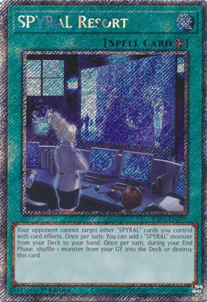 SPYRAL Resort (Platinum Secret Rare) [RA04 – RA04-EN277] – YuGiOh – Quarter C…