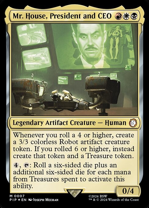 MTG Mr. House, President and CEO [PIP] #7 FOIL en