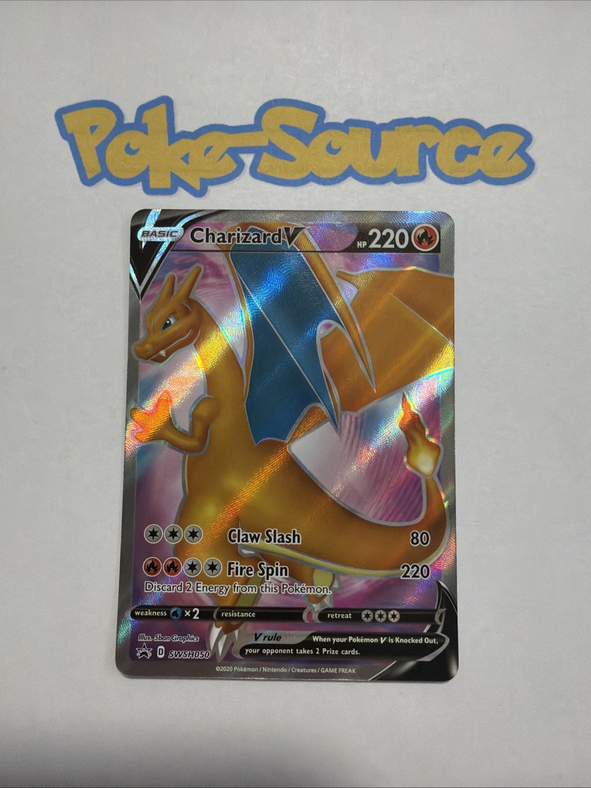 Charizard V SWSH050 – Sword & Shield Promo – Holo – Near Mint / Mint