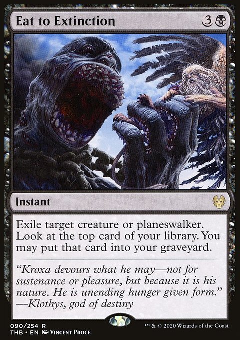 MTG Magic the Gathering Eat to Extinction (90/372) Theros Beyond Death NM