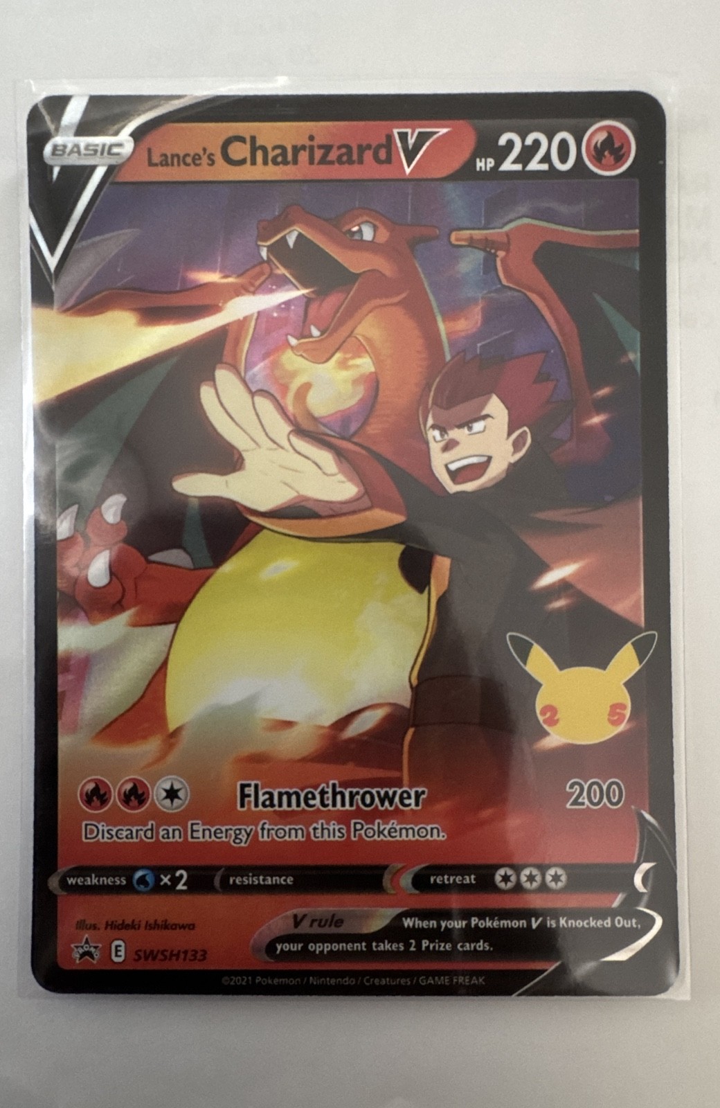 Lance’s Charizard V SWSH133 SWSH: Sword & Shield Promo Cards Holo