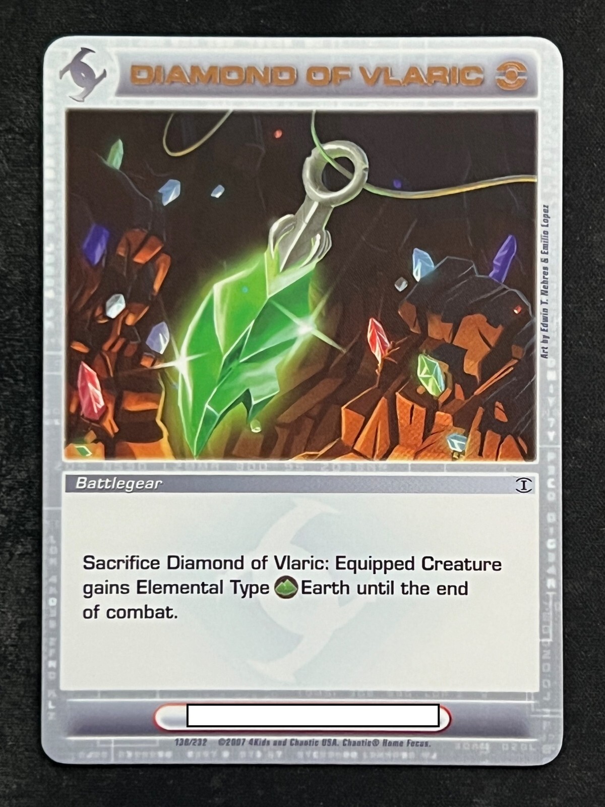 Chaotic 138/232 Diamond of Vlaric Copper Letters Rare Location Card