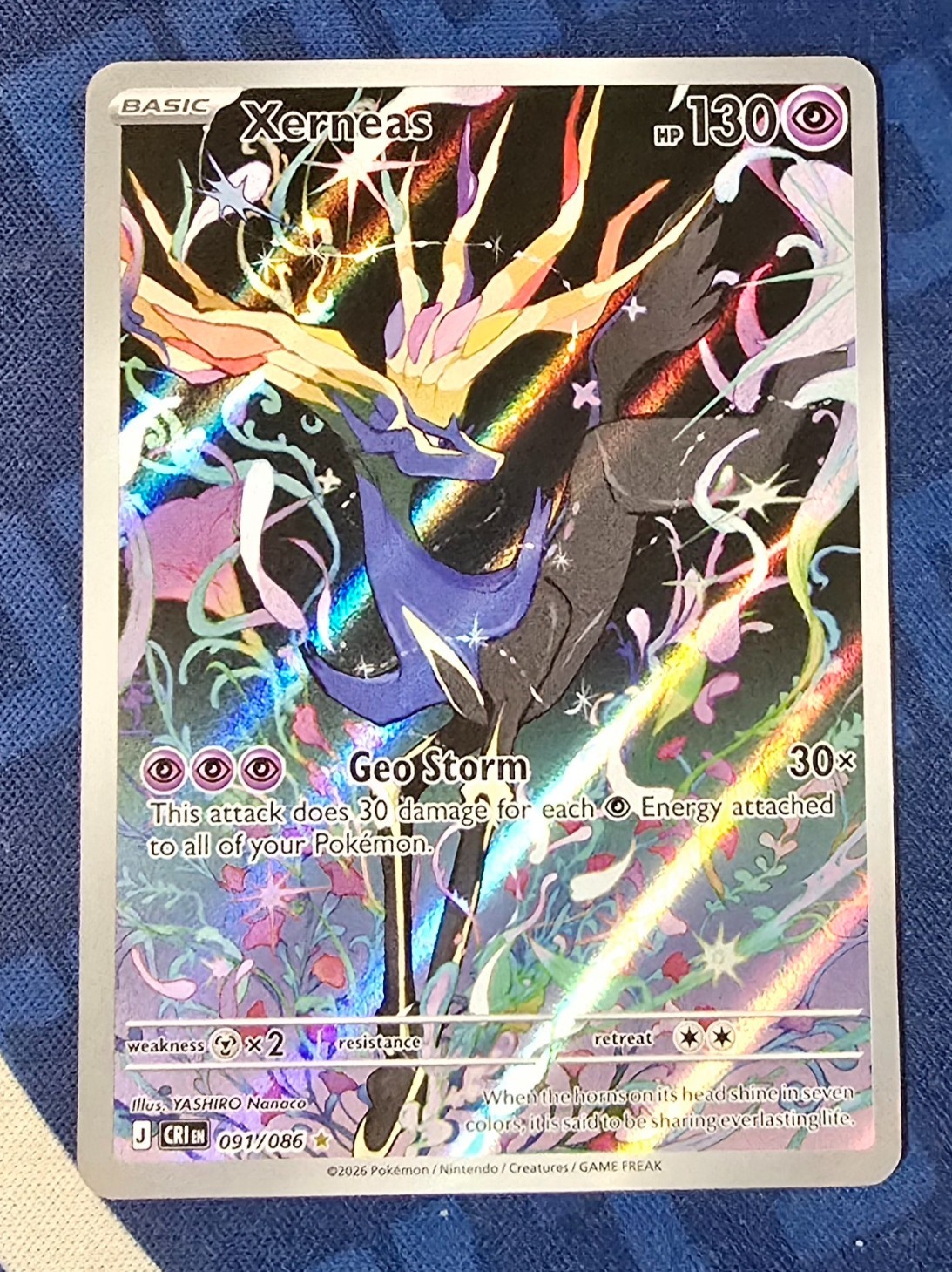 Xerneas 091/086 Me04: Chaos Rising Holo