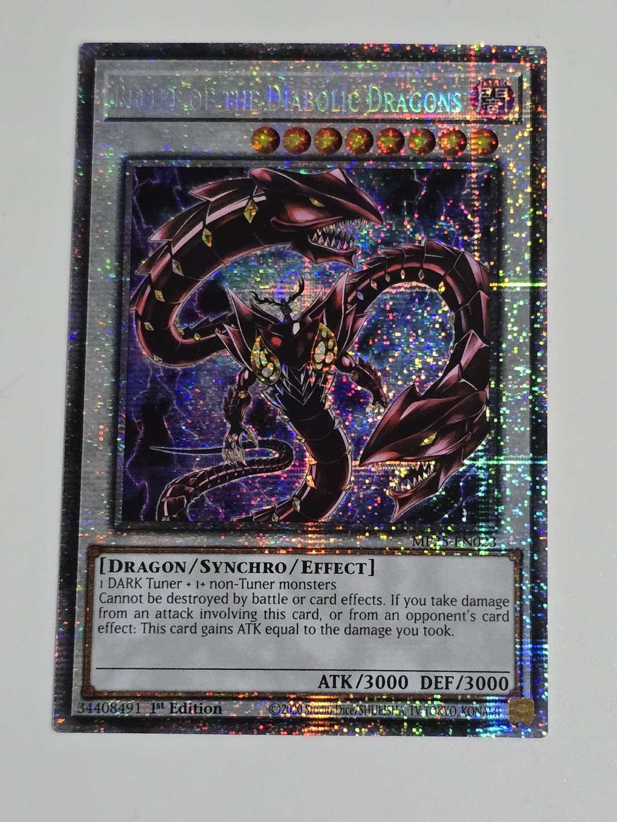 Beelze of the Diabolic Dragons MP25-EN023 2025 Mega-Pack 1st Edition NM Yugioh