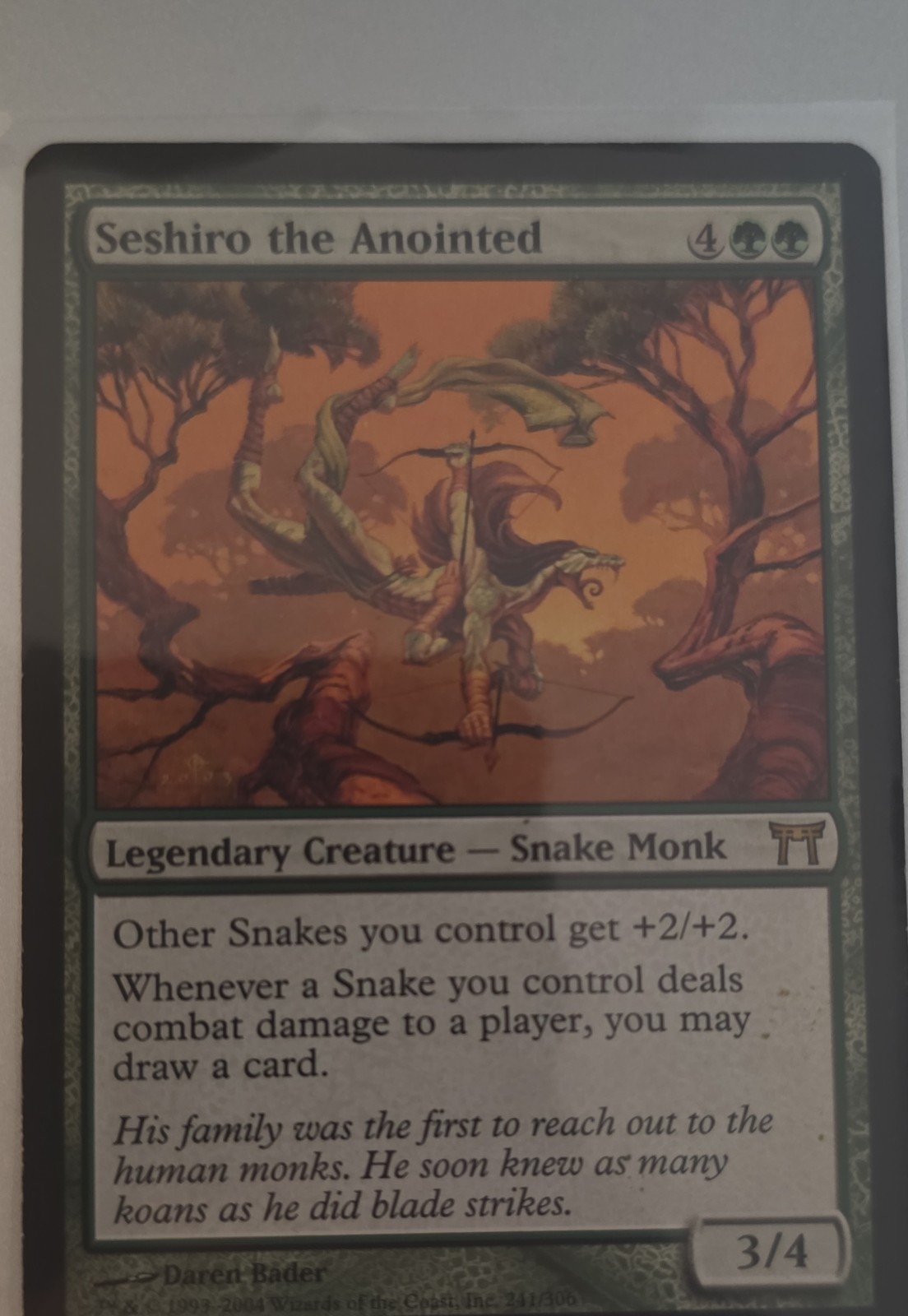Seshiro the Anointed Champions of Kamigawa Regular