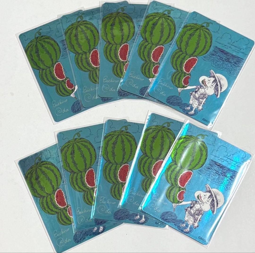 10 set ONE PIECE NatsuComi 2026 Metakira Card Monkey D. Luffy Promo Eiichiro Oda