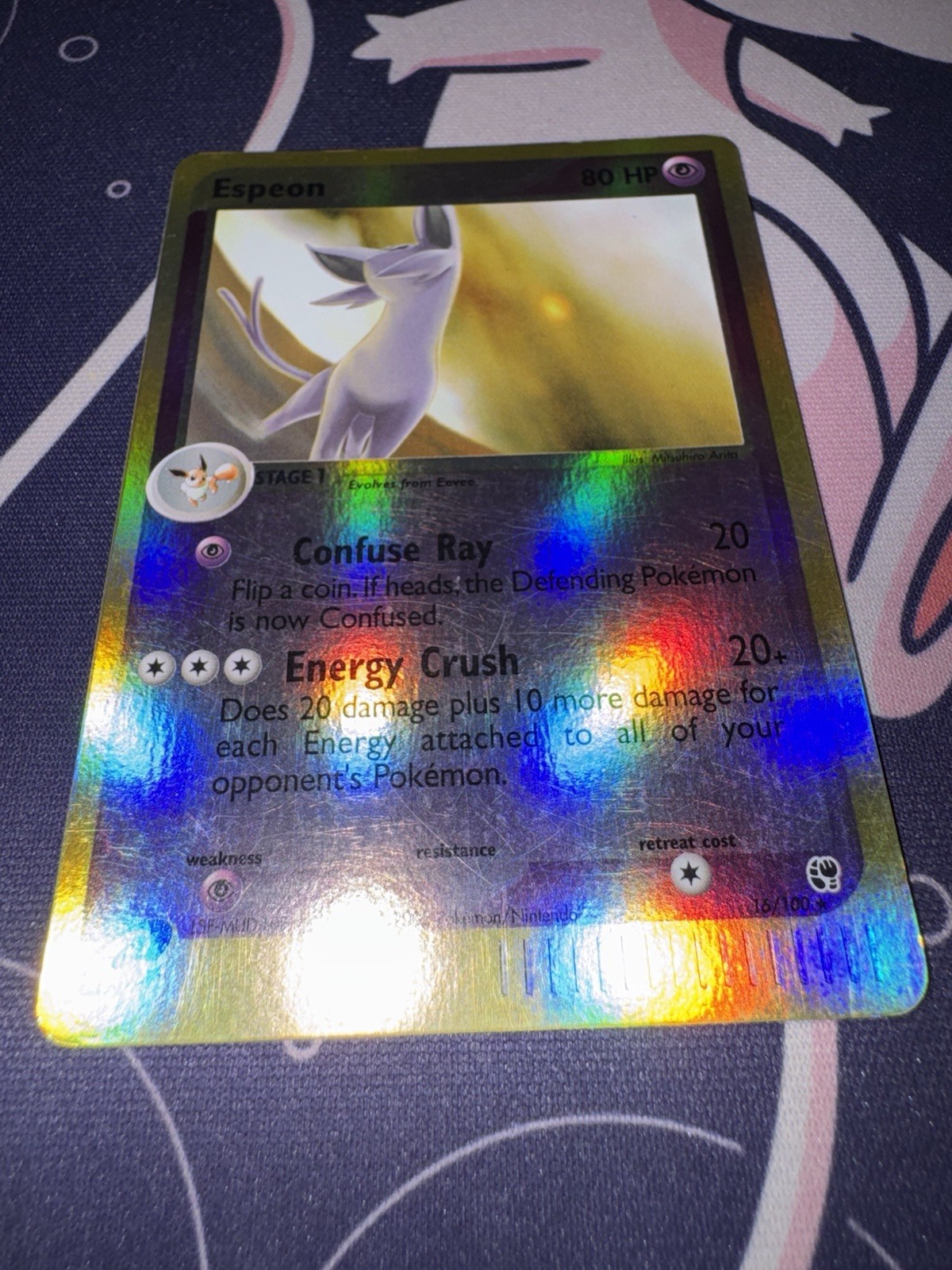Espeon 16/100 Sandstorm Reverse Holo