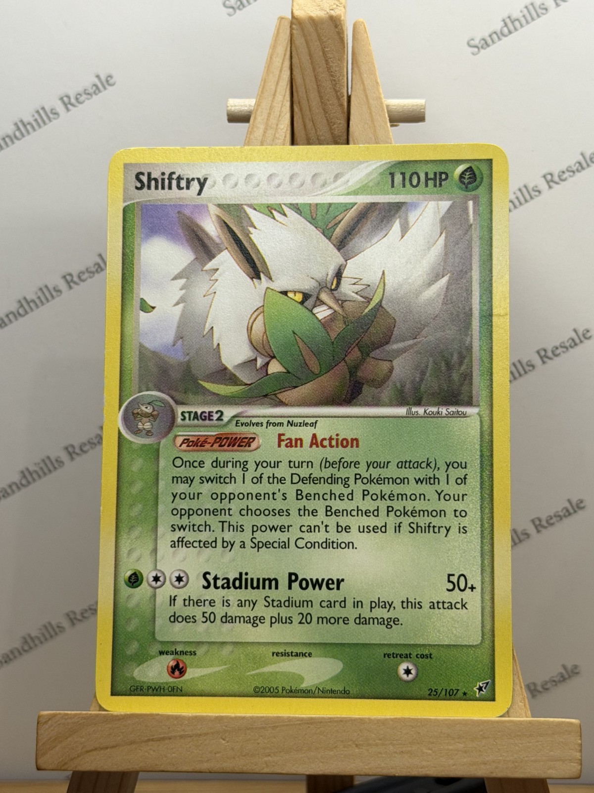 Pokemon TCG * Shiftry * 25/107 * Deoxys * Rare * Regular * 2005