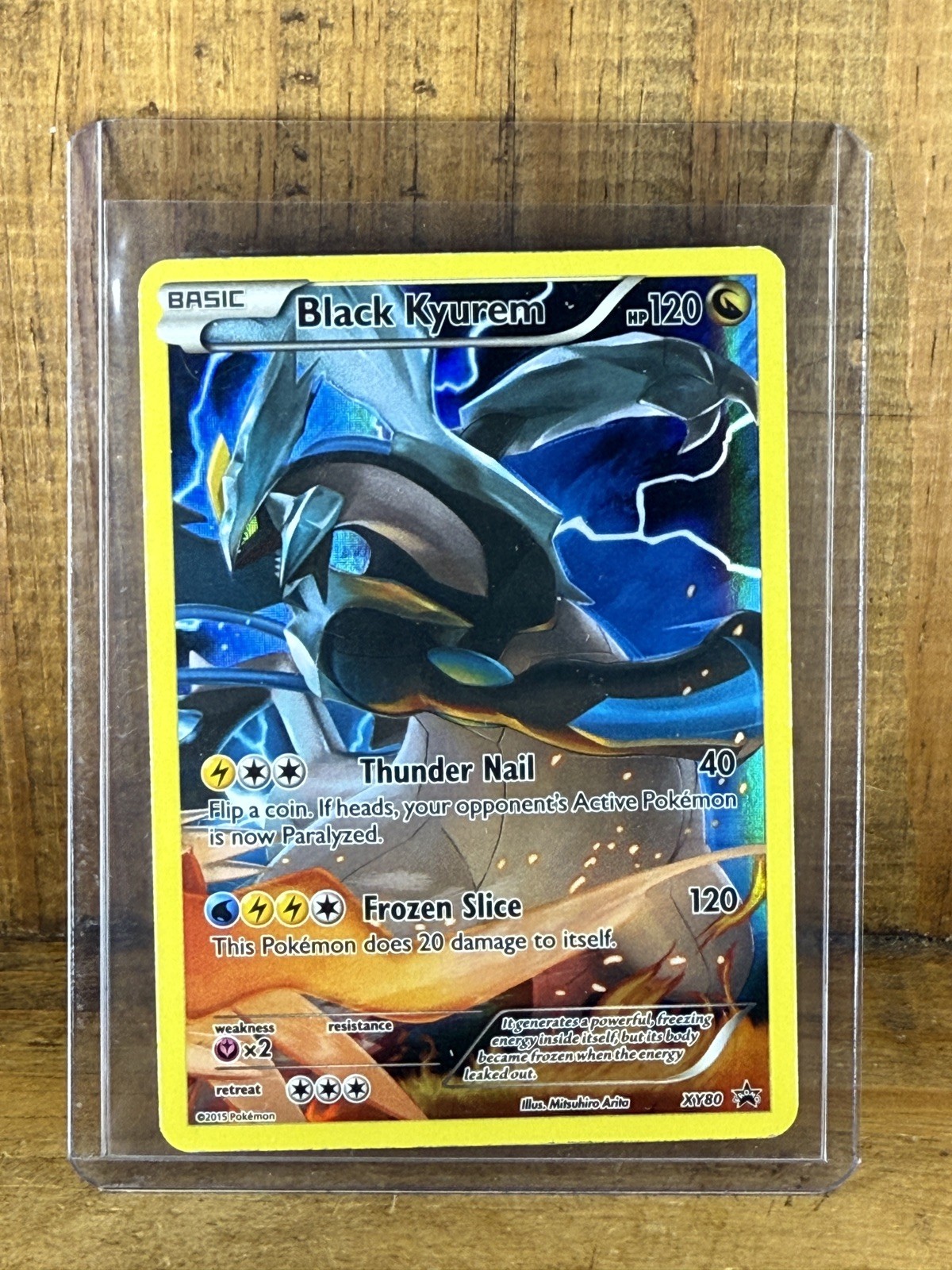 Pokemon TCG Black Kyurem BW80 Black & White Promo Holo English 120 HP