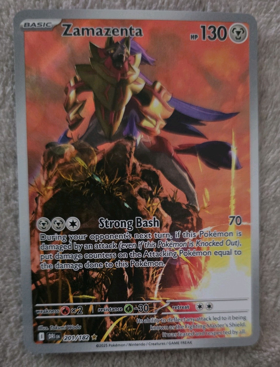 SV Destined Rivals: Zamazenta-201/182(Illustration Rare)