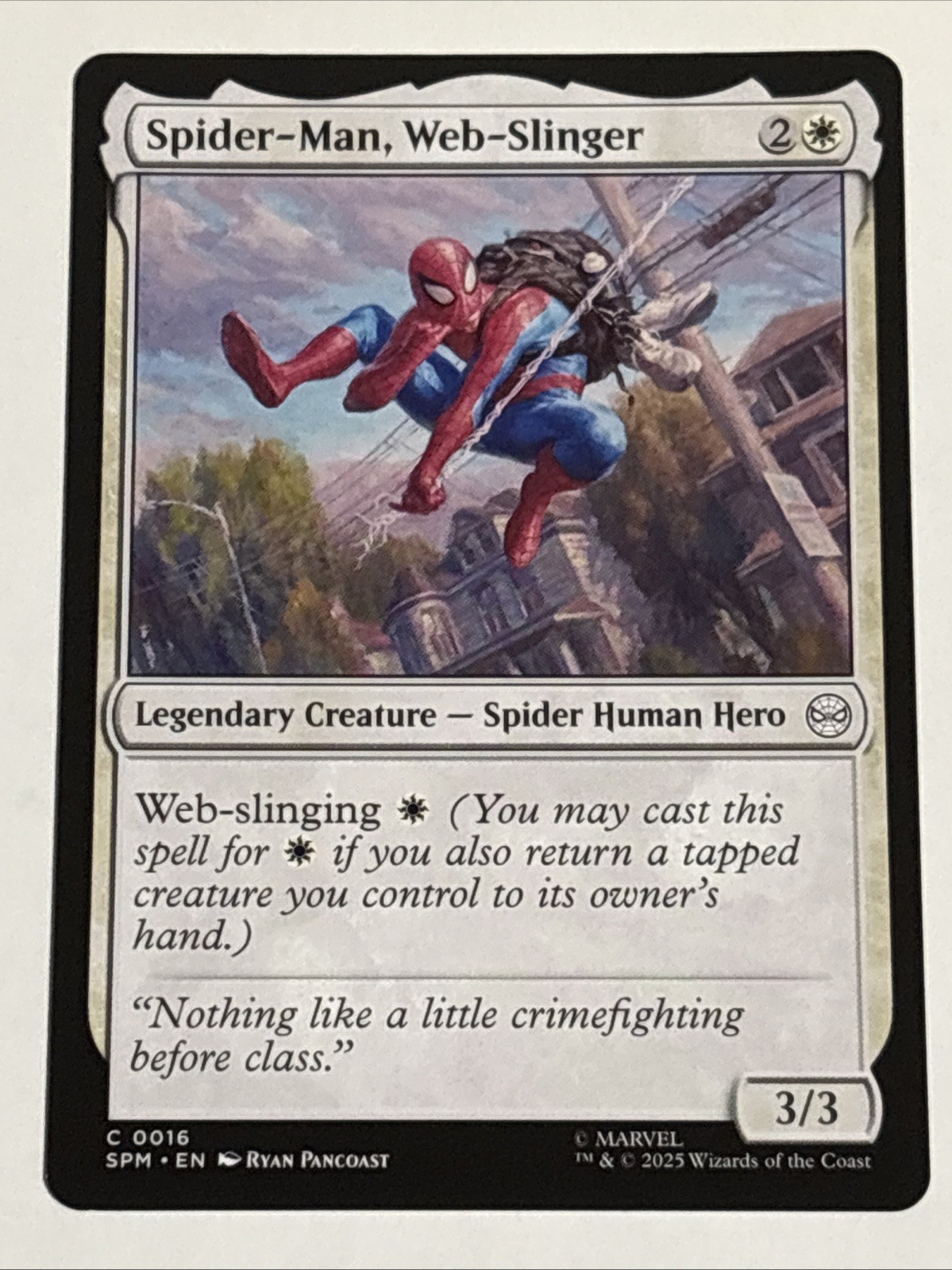 MTG Universes Beyond: Spider-man Spider-Man, Web-Slinger 0016 NM