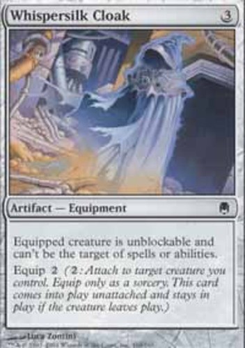 1x Whispersilk Cloak Moderate Play MTG Magic – Kid Icarus –