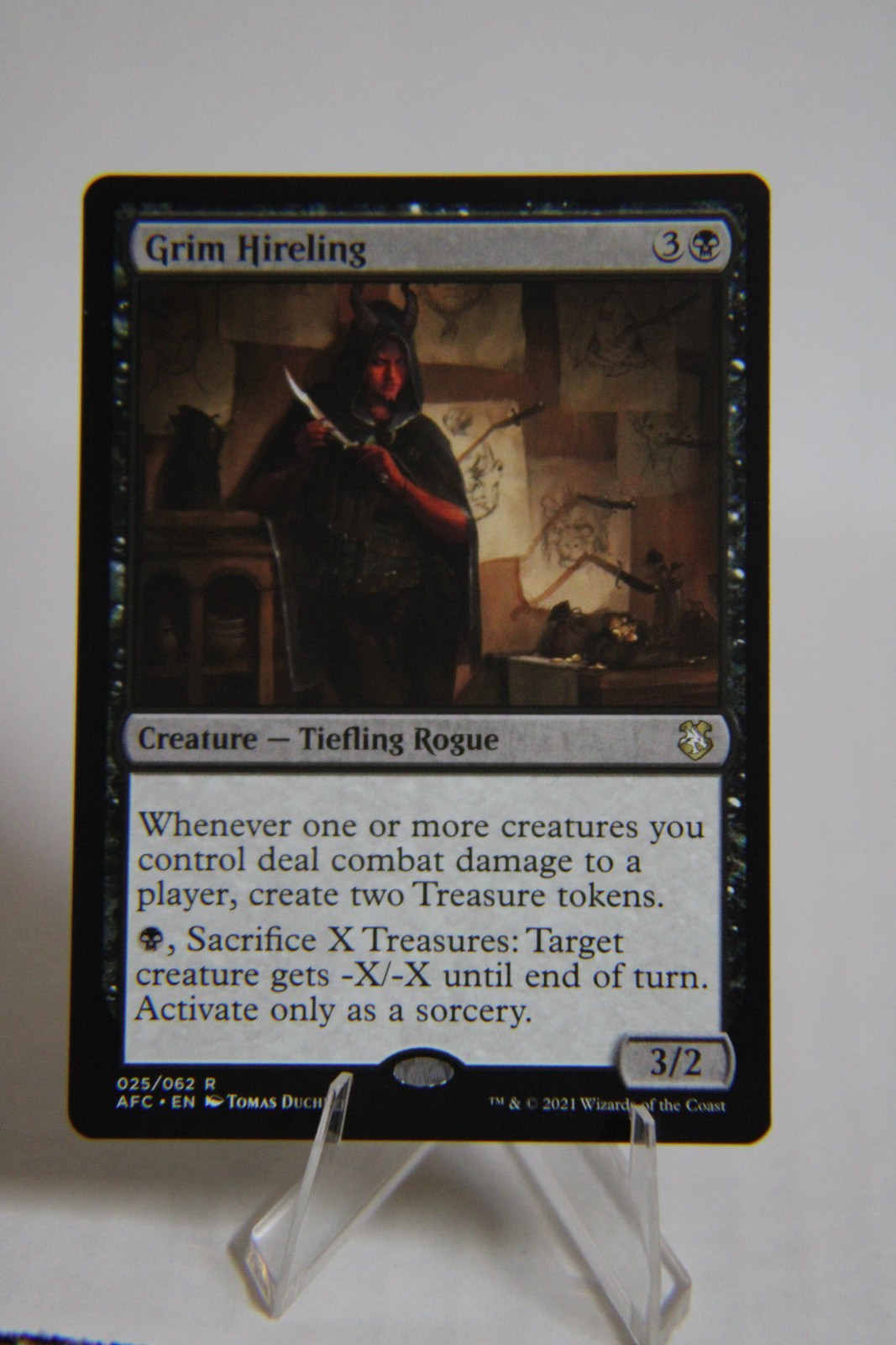 Grim Hireling 25 Commander: AFR NM English 1129