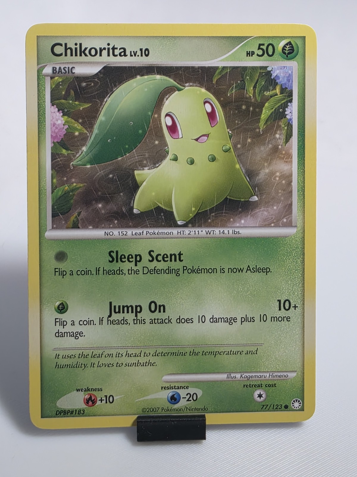 Chikorita 77/123 – Pokemon Mysterious Treasures – Common – LP