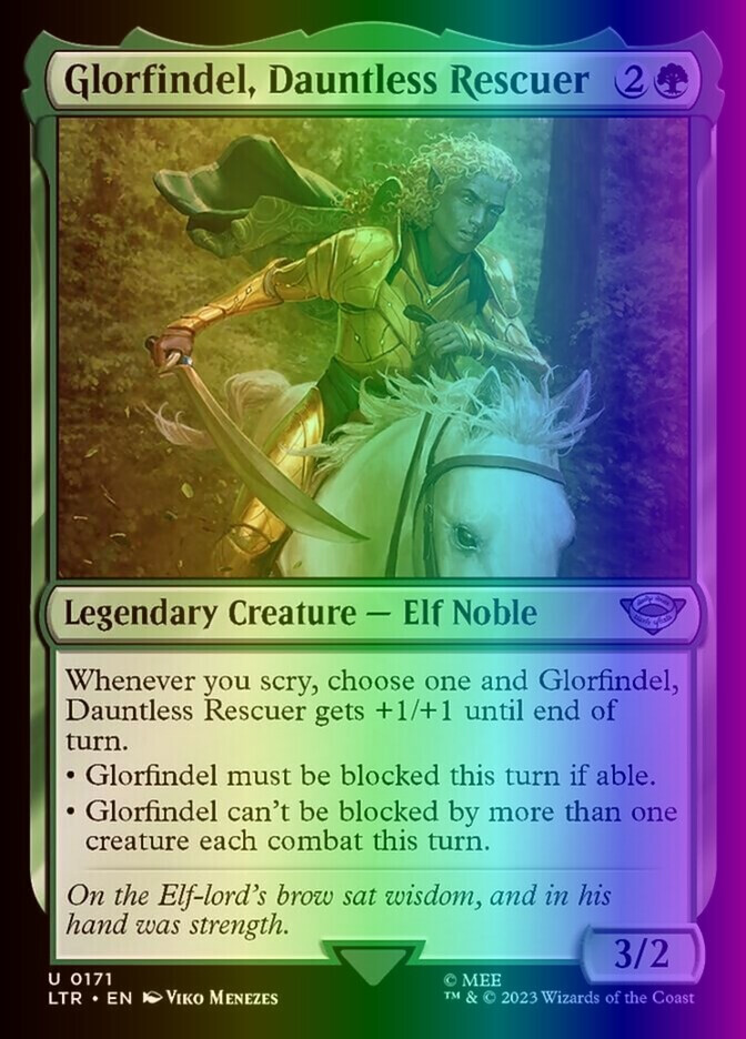 Glorfindel, Dauntless Rescuer (171/479) LTR NM FOIL