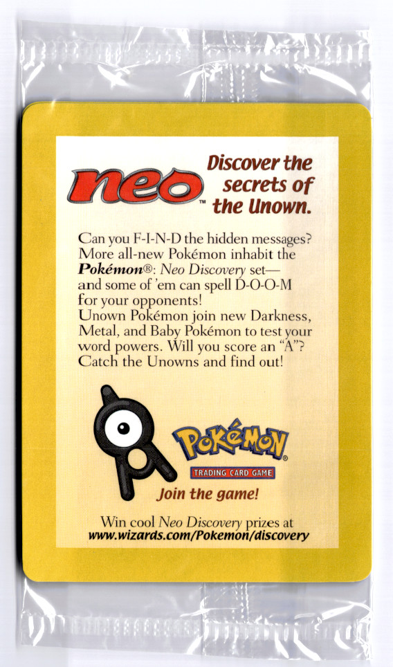 (promo-34) ENTEI Reverse Holofoil Pokemon WOTC Black Star Promo Card # 34 SEALED