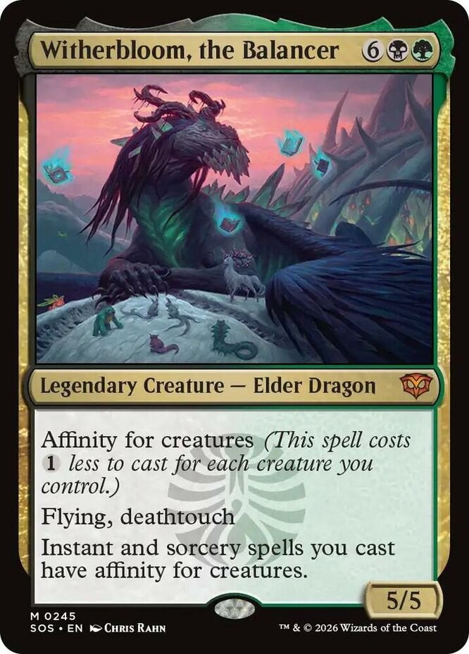 MTG Witherbloom, the Balancer, NM-Mint, English Secrets of Strixhaven