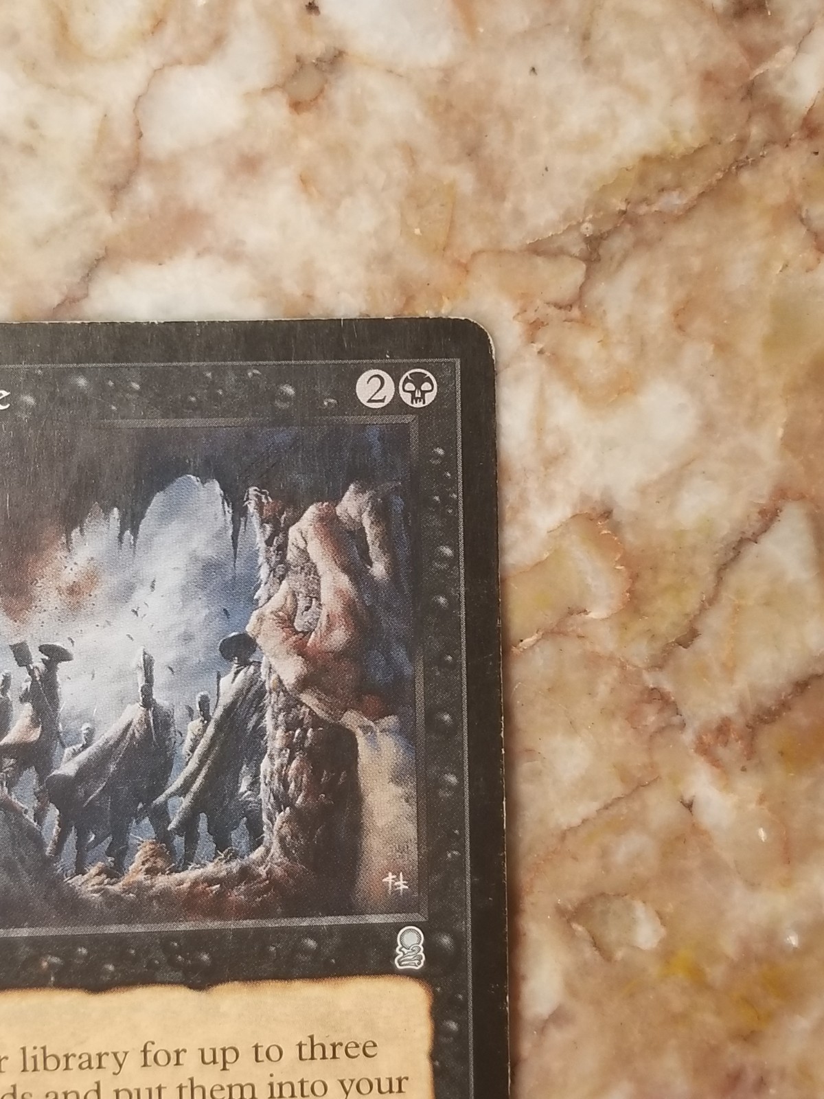 💀 1x Vintage BURIED ALIVE! 💀 / MTG Magic Odyssey Regular – LP