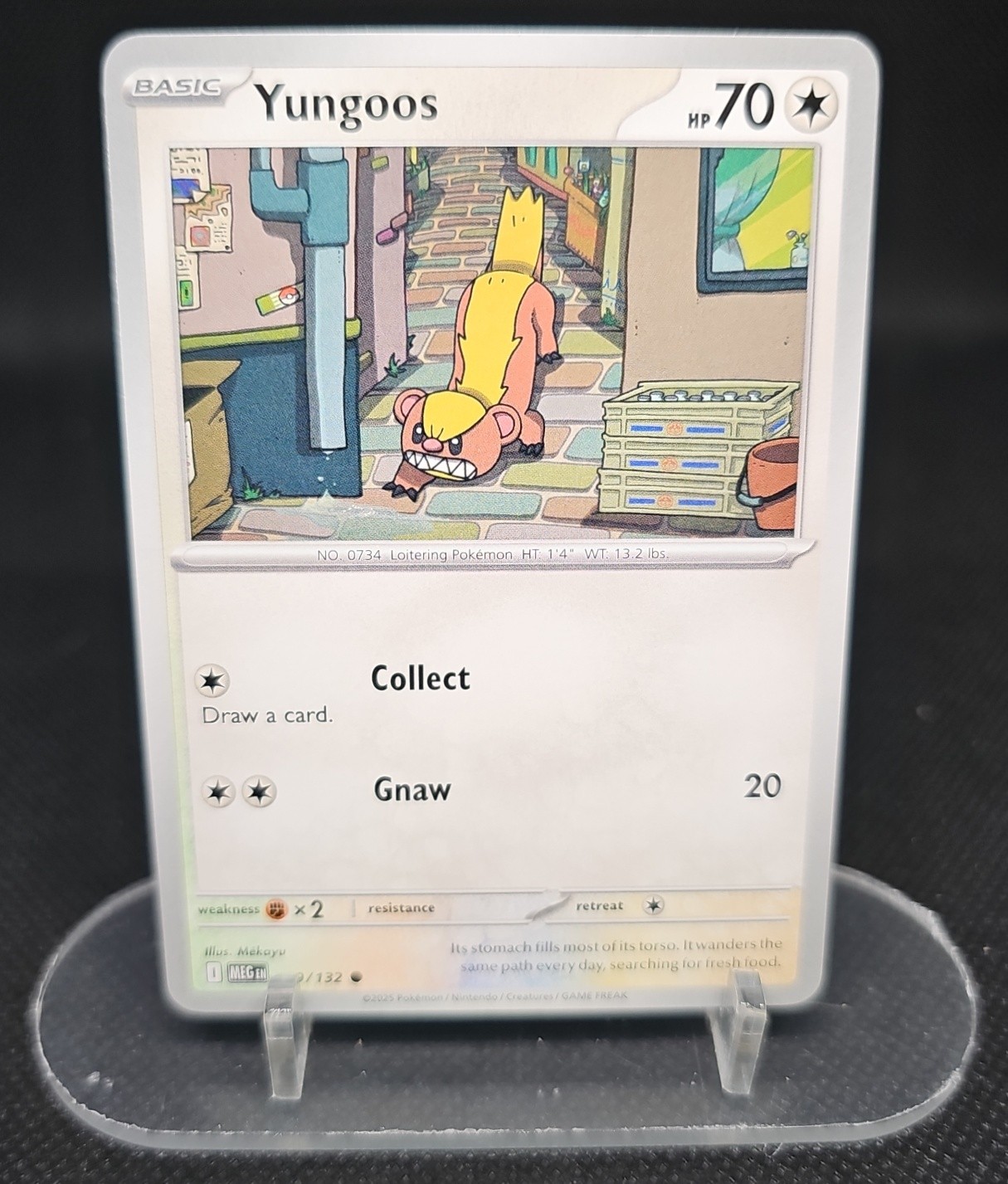2025 Pokemon Mega Evolution Yungoos #109/132 Common