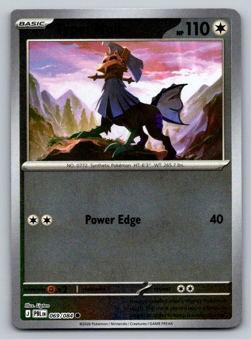 Pokemon Type: Null Common ME05: Pitch Black 069/084 NM