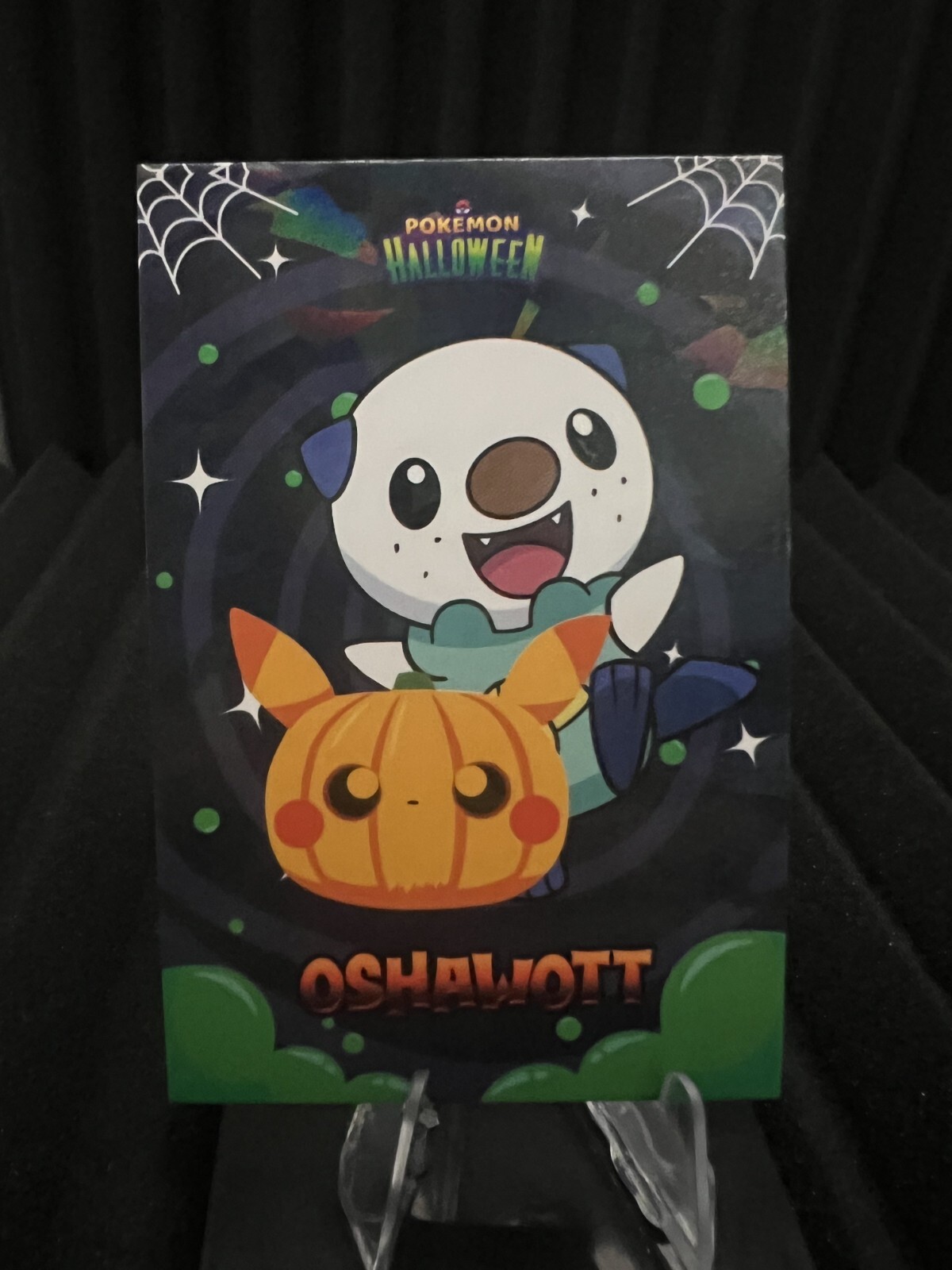 Oshawott – Cracked Ice Holo – Card Database Halloween 2024 – Pokemon Card NM