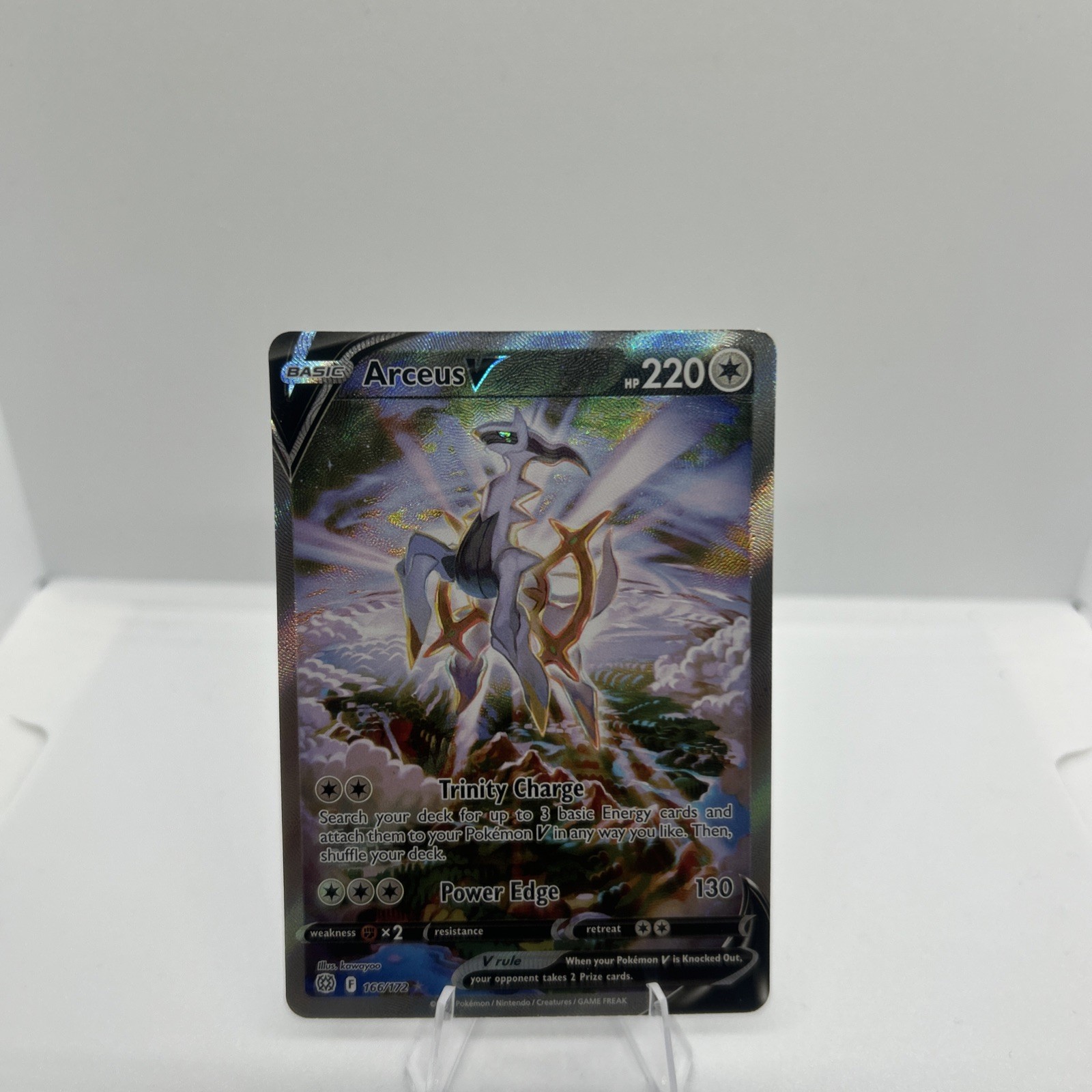 Arceus V (Alternate Full Art) 166/172 Swsh09: Brilliant Stars Holo