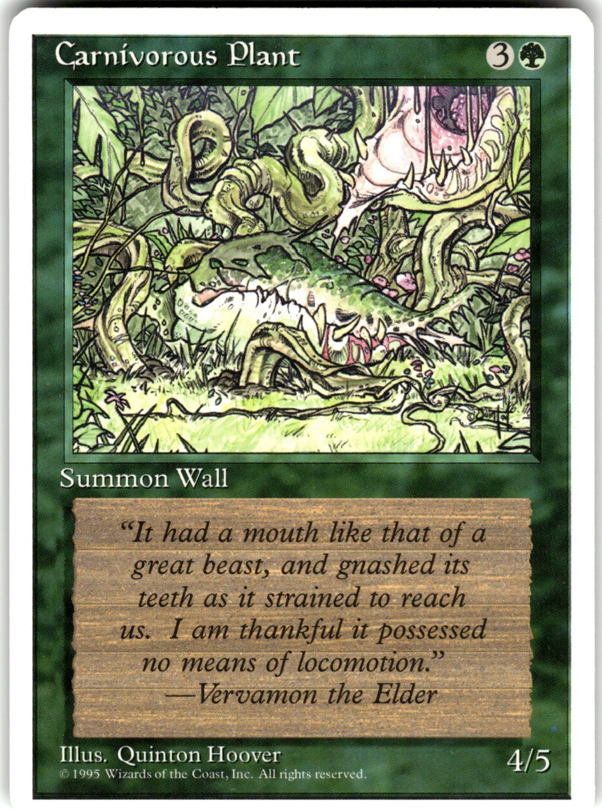 Carnivorous Plant Anthologies ATH C MTG Magic The Gathering C MP