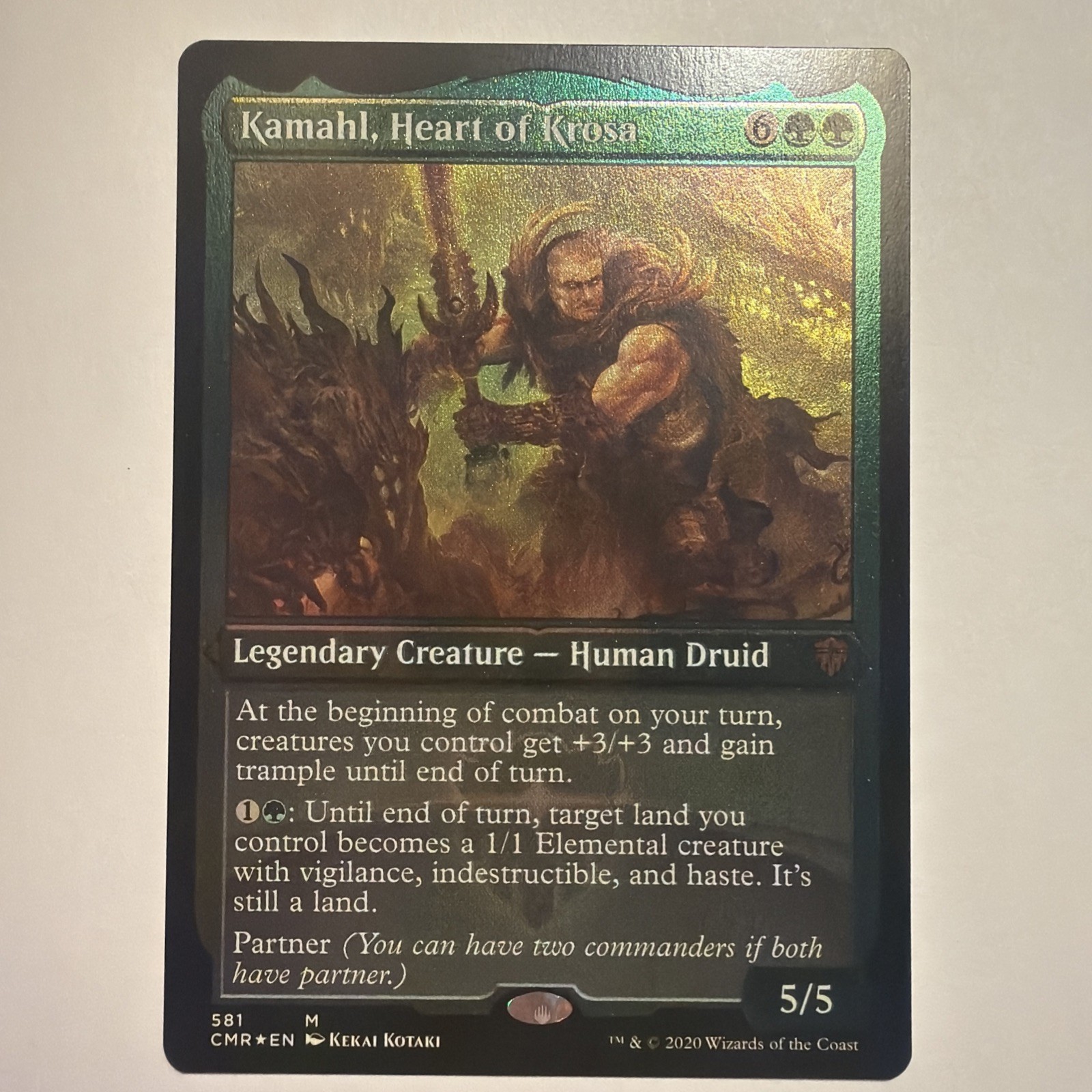 Kamahl, Heart of Krosa (Foil Etched) Commander Legends Foil