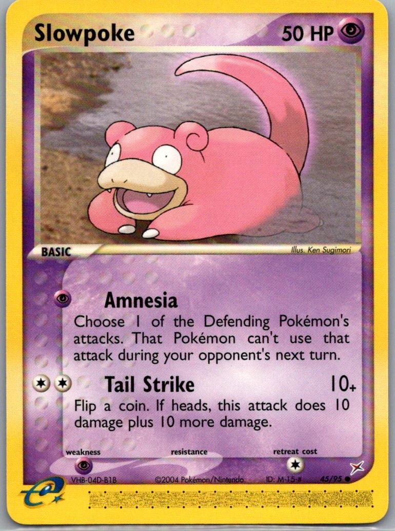 EX Team Magma vs Team Aqua #45/95 Slowpoke