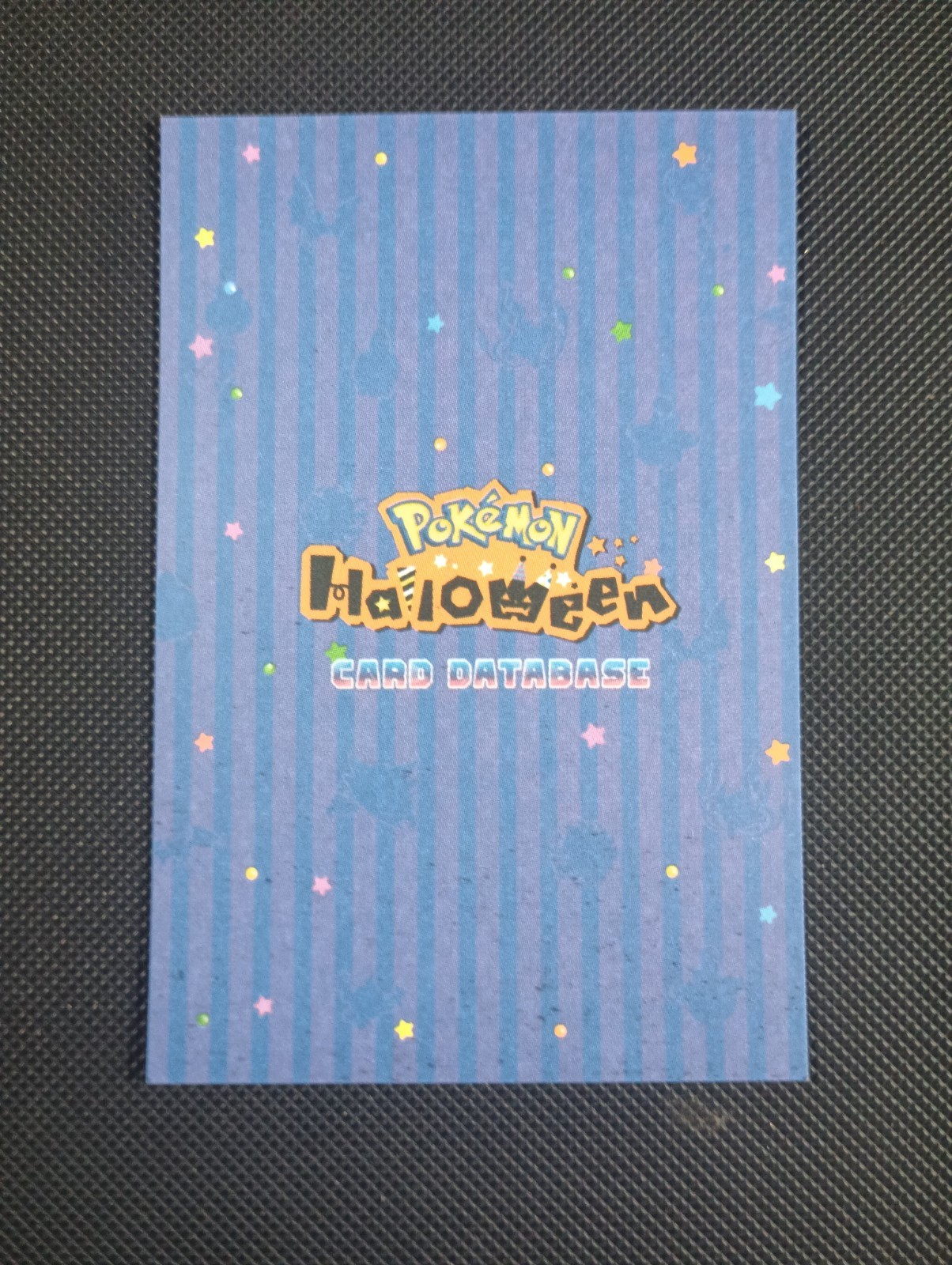GENGAR #1 POKEMON DATABASE HALLOWEEN SET Star HOLO PERU 2025