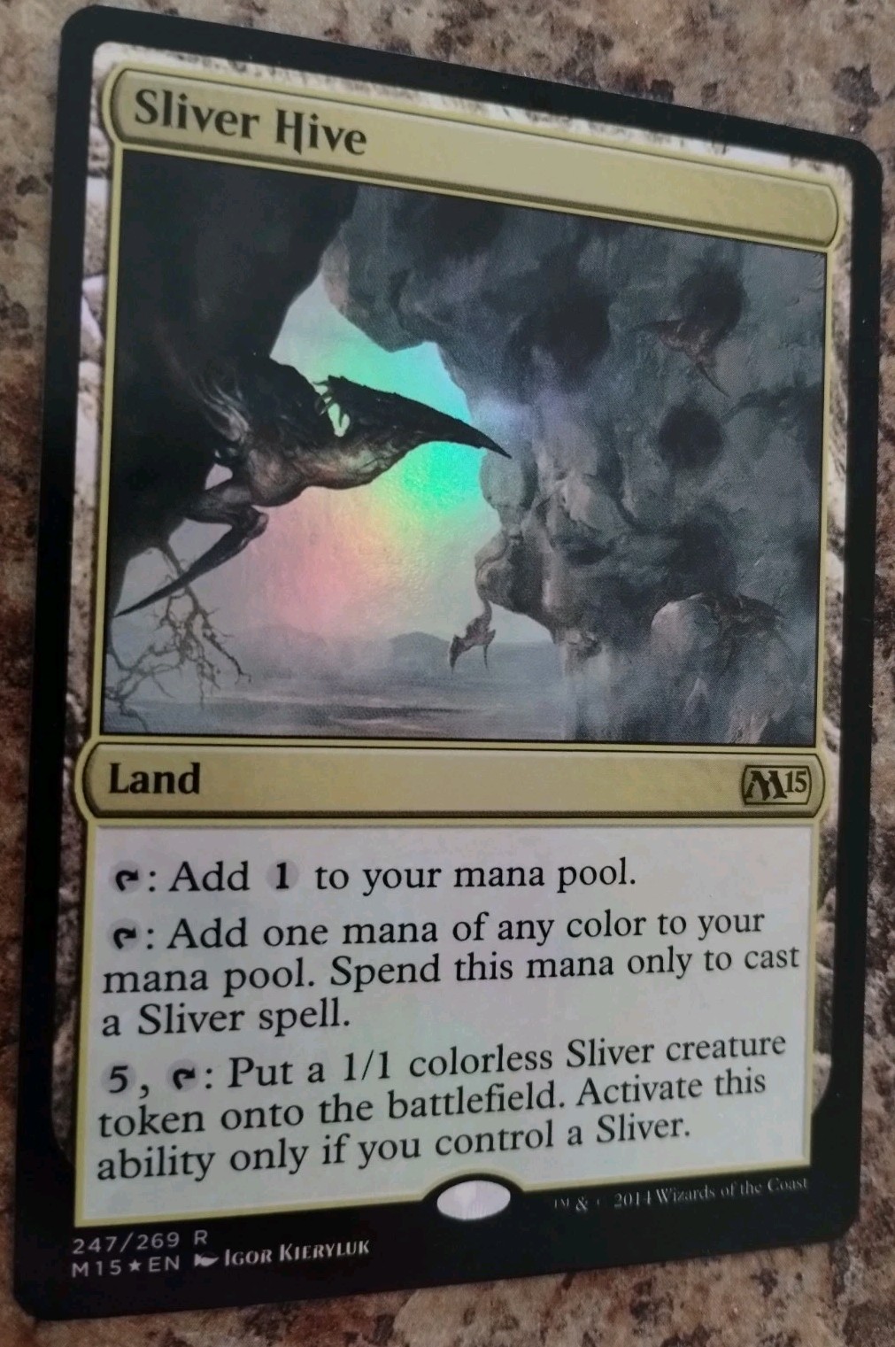 Sliver Hive Core Set 2015 – Magic the Gathering – (M15) FOIL 247/269