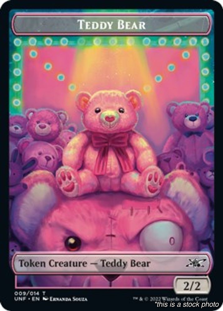 Teddy Bear Token Token 9 UNF Unfinity Near Mint NM Magic