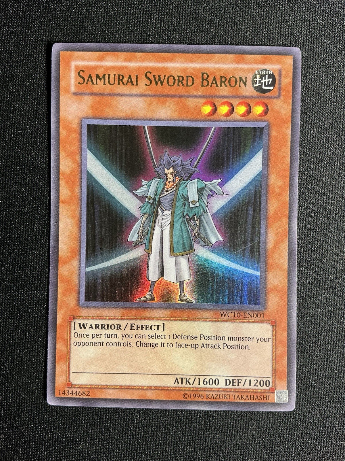 [LP] Samurai Sword Baron WC10-EN001 Limited Edition Promo Ultra Rare 2010