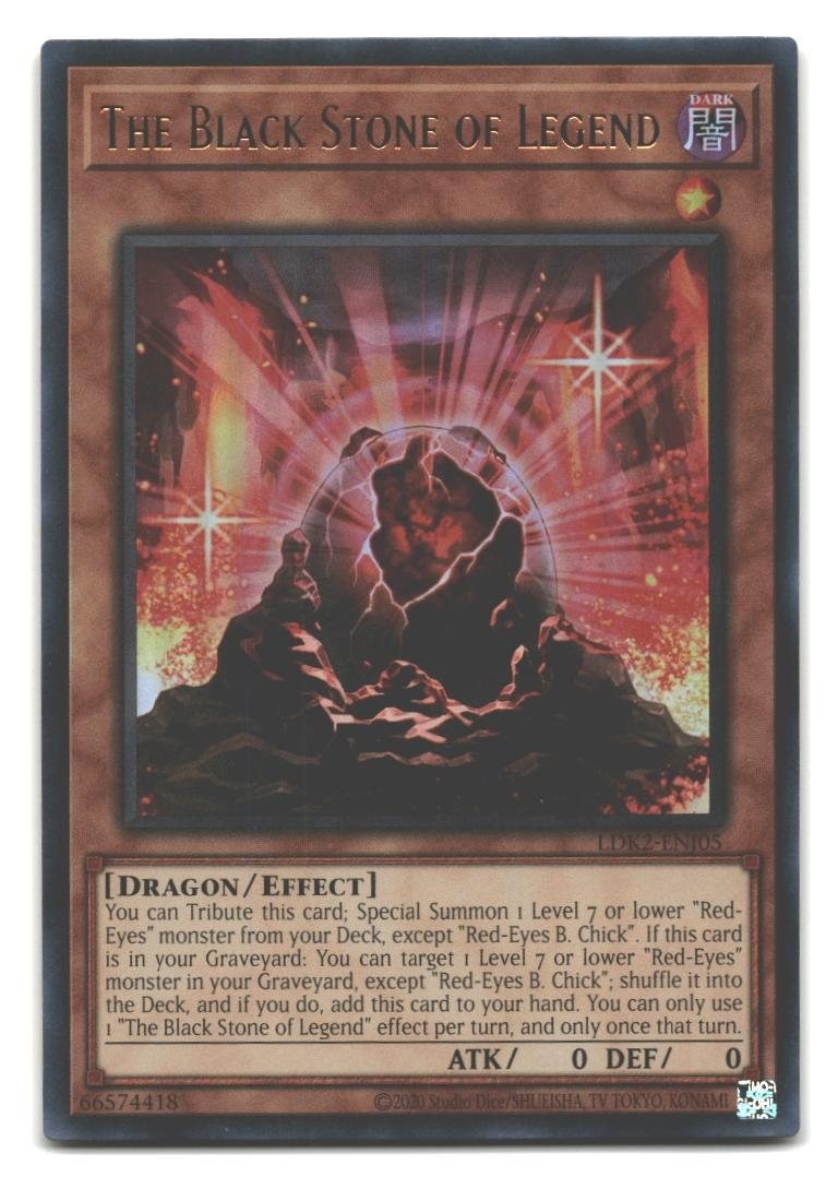 The Black Stone of Legend (LDK2-ENJ05, Ultra Rare)