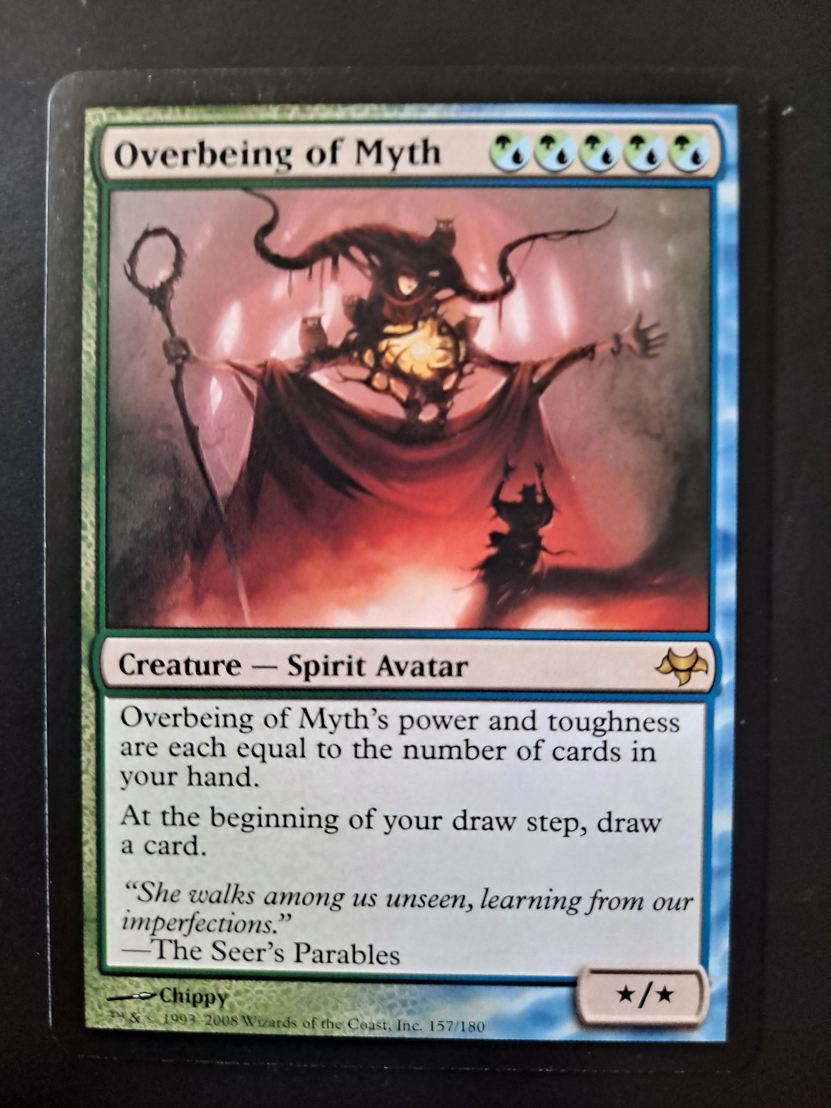 Wizards of the Coast Magic: The Gathering Overbeing of Myth Blue Green 157/180