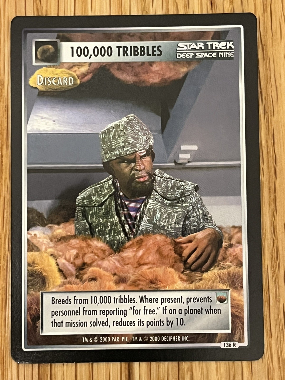 Star Trek CCG 1E 100,000 Tribbles – Discard Near-Mint/NM Rare – TwT 2000