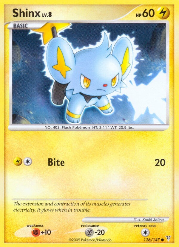 Shinx 126/147, Regular LP, Supreme Victors Pokemon TCG