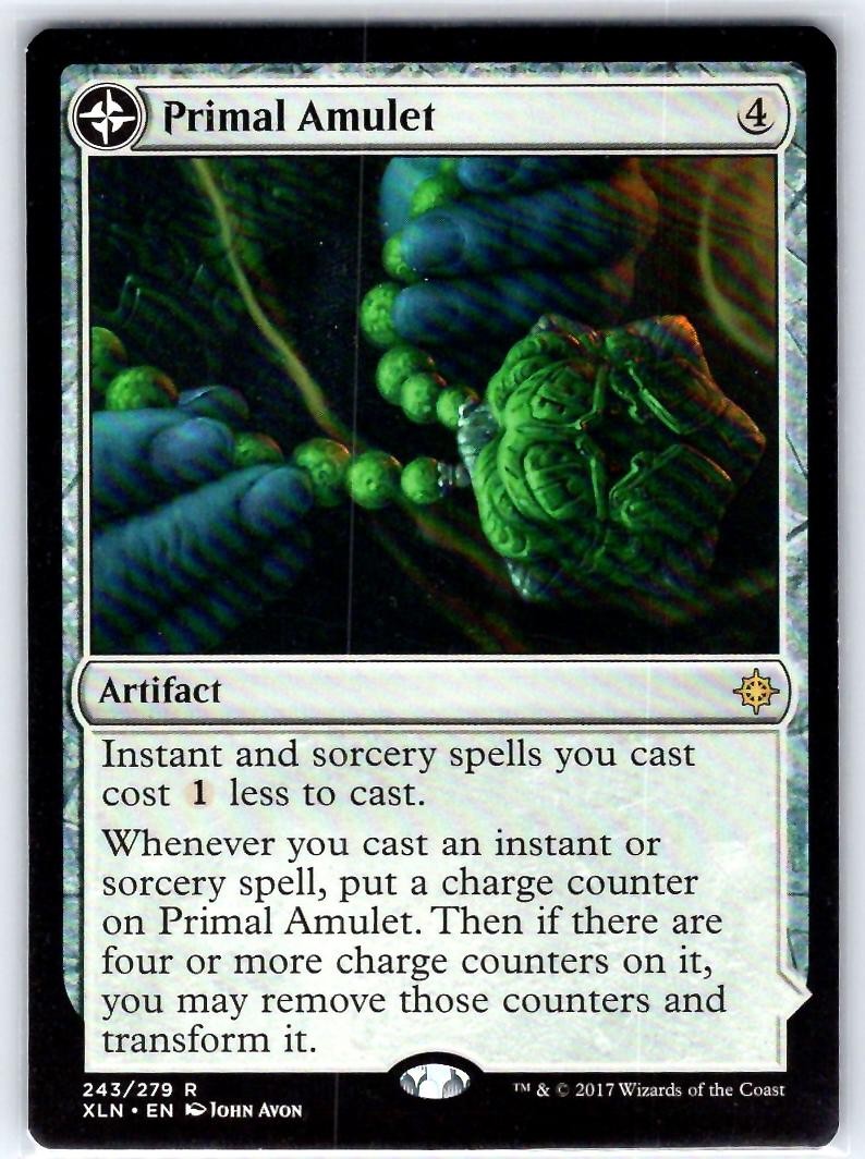 Primal Amulet 243 R Ixalan MTG LP