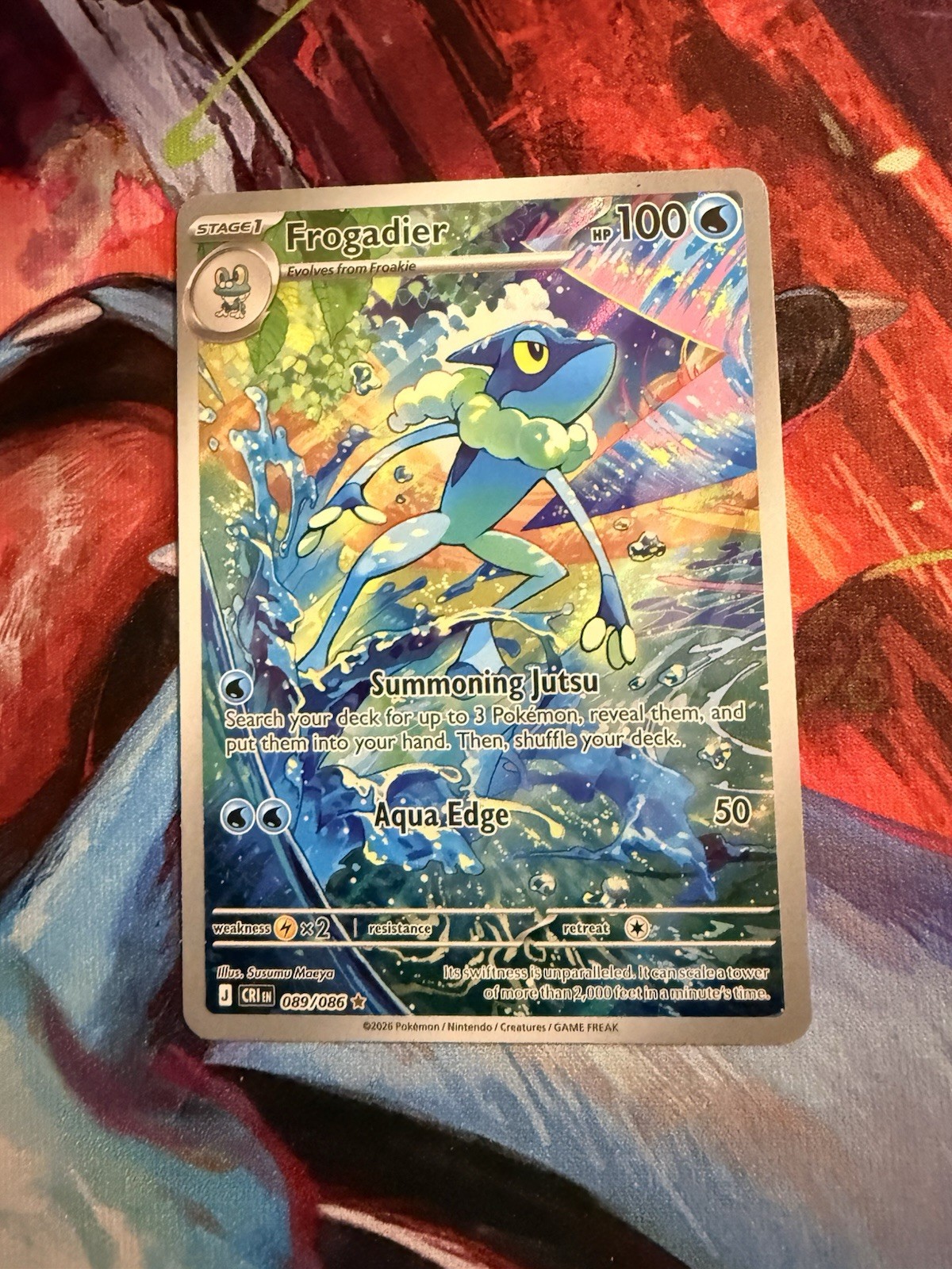 Pokémon TCG – Frogadier – Chaos Rising 089/086