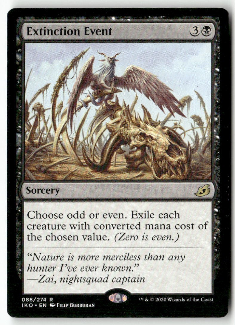 Extinction Event 88 Rare Ikoria: Lair of Behemoths Magic: The Gathering NM