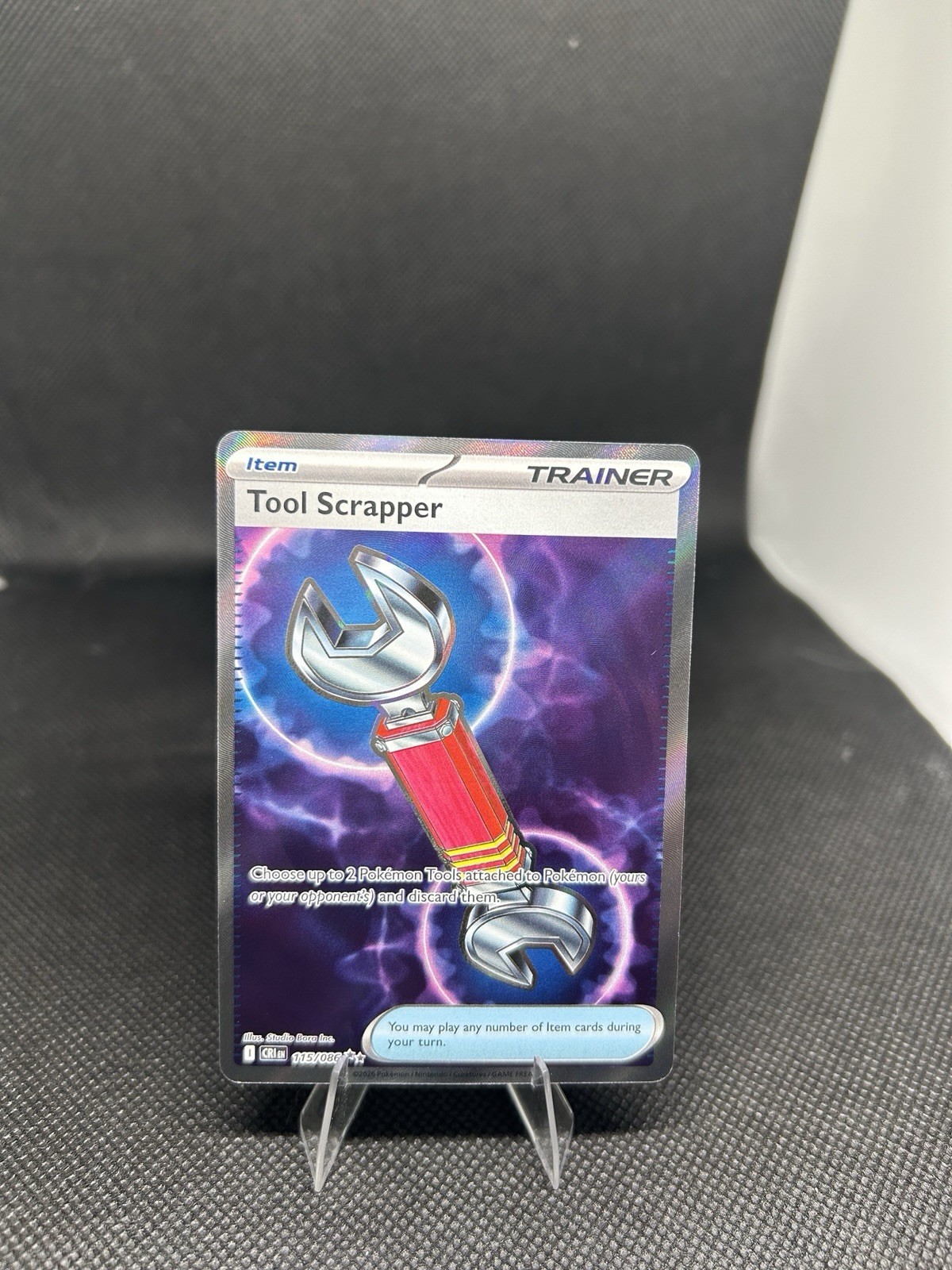 Pokémon TCG Tool Scraper 115/086 Full Art Chaos Rising NM