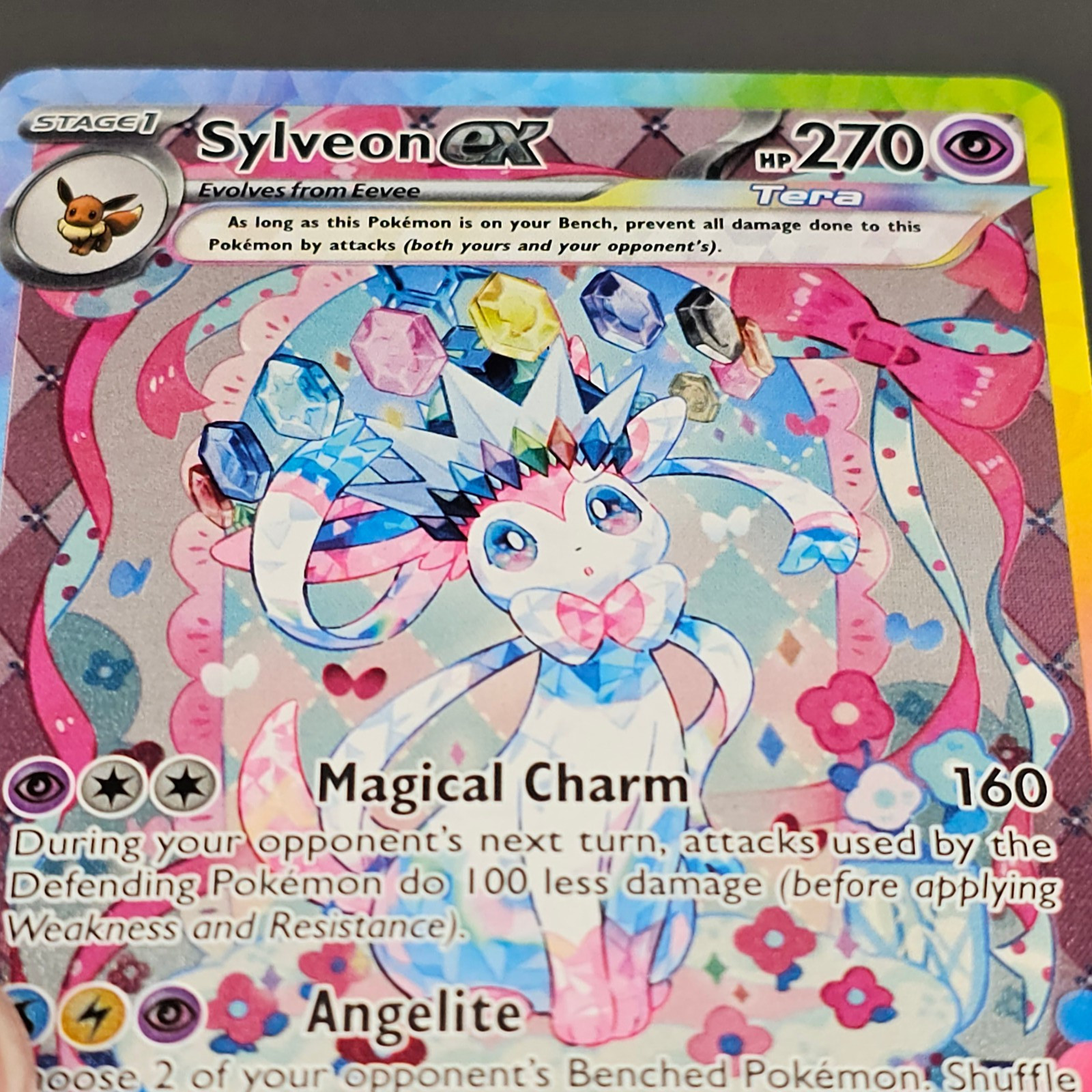 Pokemon TCG Sylveon EX 156/131 Prismatic Evolutions Special Illustration Rare 💠