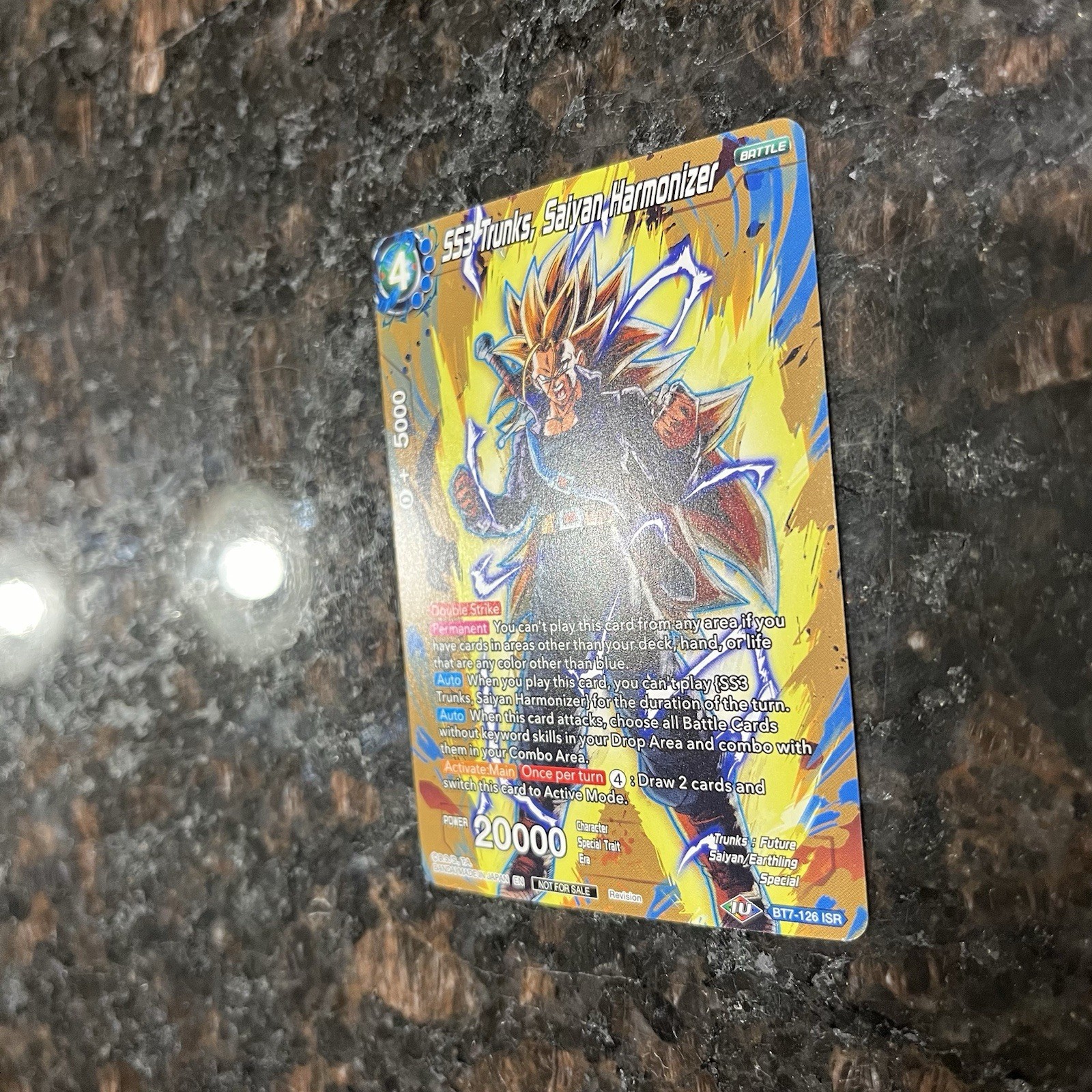 SS3 Trunks Saiyan Harmonizer BT7-126 Non Foil Dragon Ball Super Card Game | NM