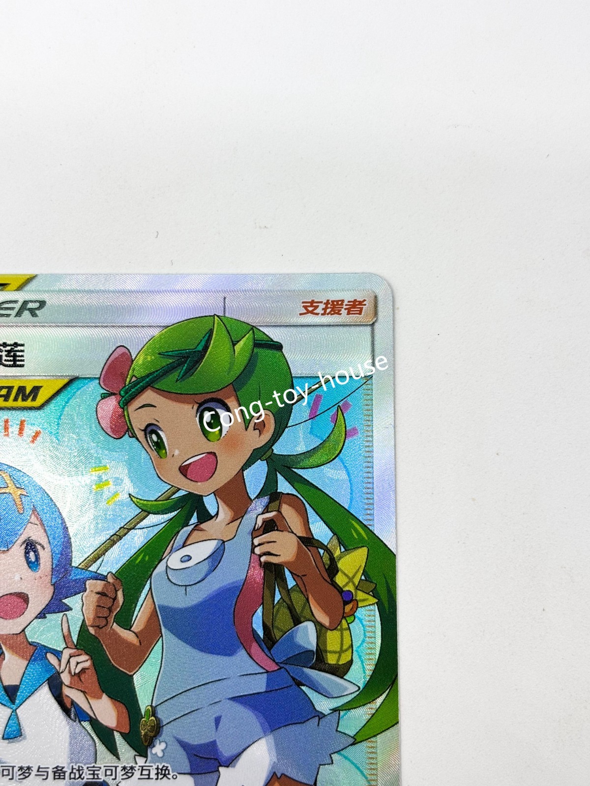 Pokémon Chinese Sun&Moon Trainer Mallow & Lana CSM2aC 185 SR Ultra Full Art